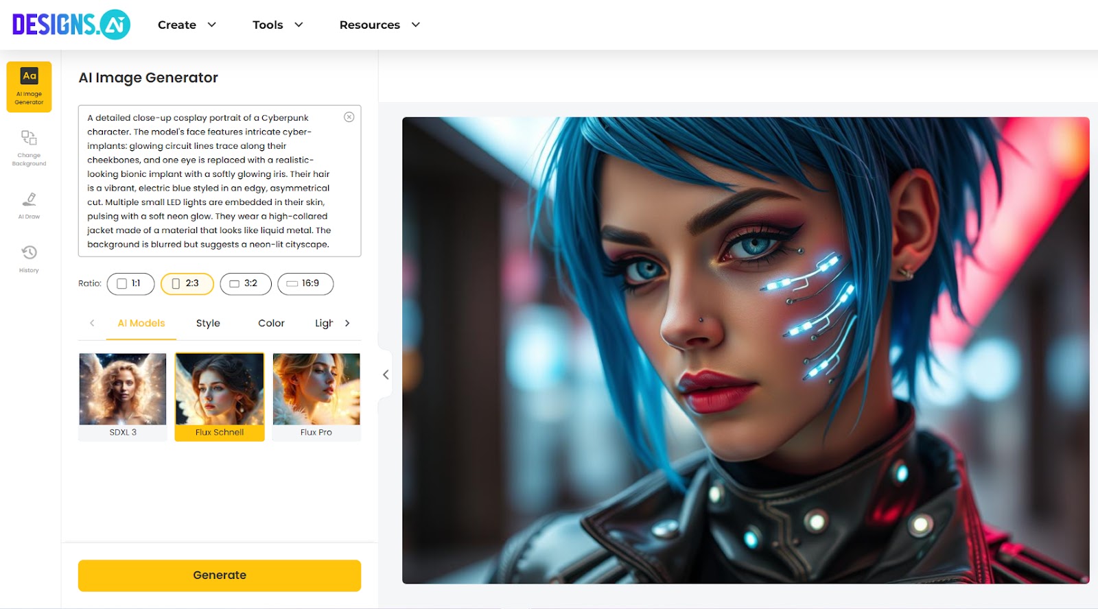 best image generator prompt screen