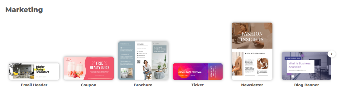 Brochure examples