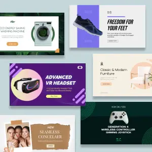 Thousands of customizable banner templates