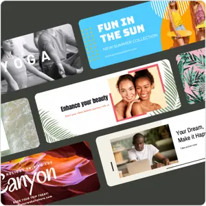 Thousands of creative Facebook cover templates