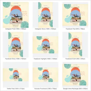 Instantly resize flyer designs for every purpose