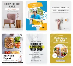 Thousands of customizable poster templates