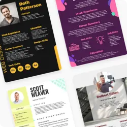 Thousands of customizable resume templates