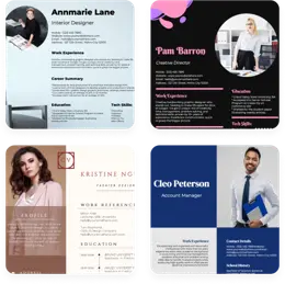 Professional resume templates for every industry